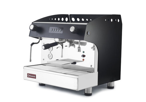  HorecaTraders Machine à expresso | 1 groupe | Automatique | Noir 