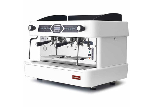  HorecaTraders Machine à café | Blanc | 2 groupes 