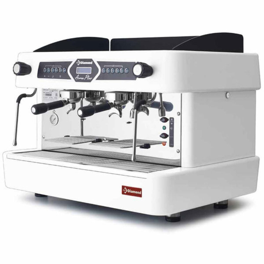 Kaffeemaschine | Weiß | 2 Gruppen