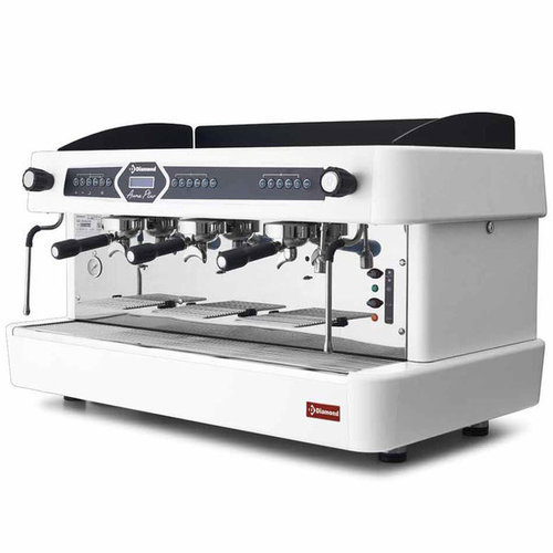  HorecaTraders Coffee machine | White | 3 Groups 