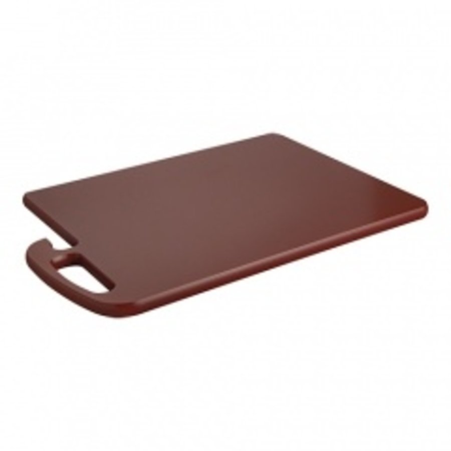 Cutting board | Gully/Flat | Handle | Polyethylene | 45x30cm