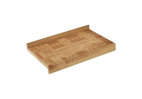  HorecaTraders Carving Board | Bamboo | 2 Sides Edged | 60 x 40 x 6.5 cm 