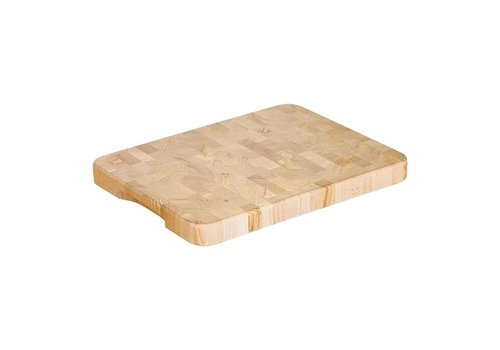  HorecaTraders Carving board | Beech wood | Flat | 45 x 35 cm 