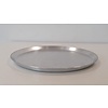 HorecaTraders Plat de service | acier inoxydable | rond | Ø28 cm | Sortie