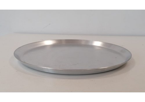  HorecaTraders Plat de service | acier inoxydable | rond | Ø28 cm | Sortie 