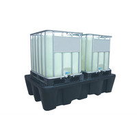 Bac d'égouttage en plastique avec grille | 1130L | Plastique | 2450 x 1450 x 575 mm