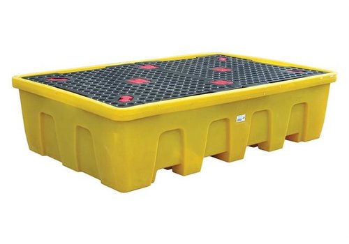  HorecaTraders Bac d'égouttage en plastique avec grille | 1200L | Plastique | 2260 x 1460 x 575 mm 