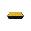 HorecaTraders Bac d'égouttage avec grille jaune | 20L | Plastique | 600 x 400 x 155 mm