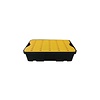 Drip tray with yellow grid | 20L | Plastic | 600x400x155mm