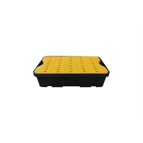  HorecaTraders Drip tray with yellow grid | 20L | Plastic | 600x400x155mm 
