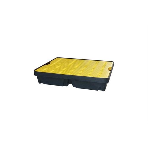  HorecaTraders Drip tray with yellow grid | 40L | Plastic | 800 x 600 x 155mm 