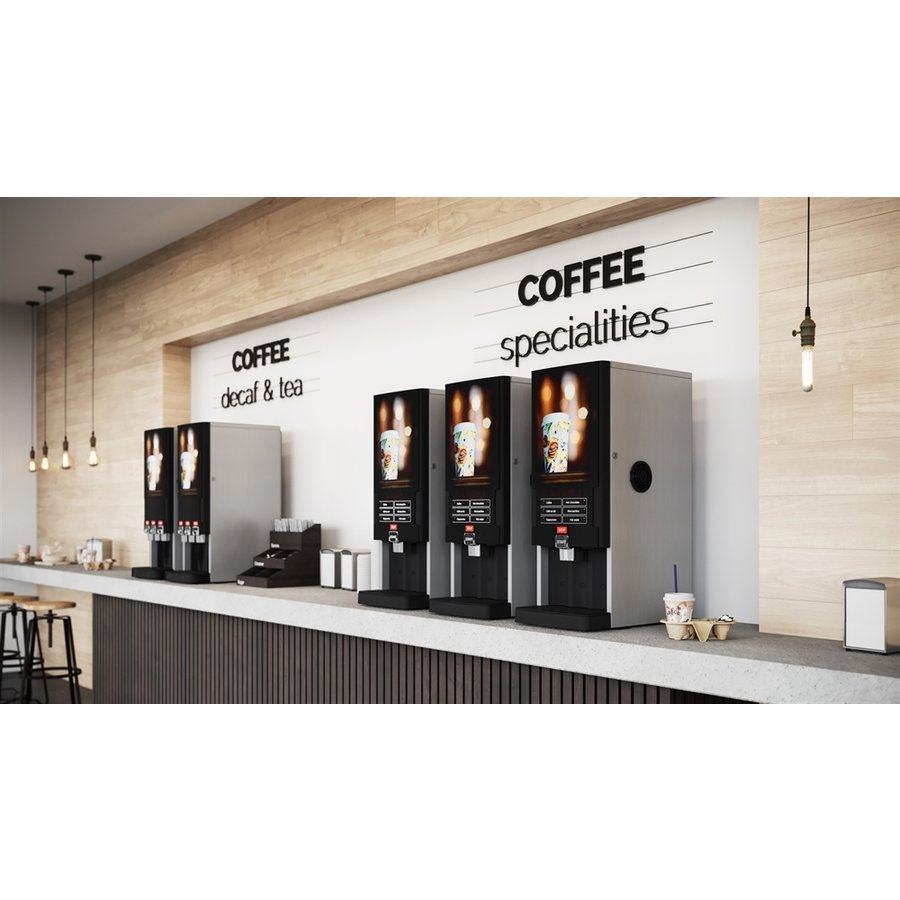 Machine à café instantané Bolero Turbo 331 | 1x5,3 litres / 2x2,4 litres | 230 V ~ 50/60 Hz 3510 W