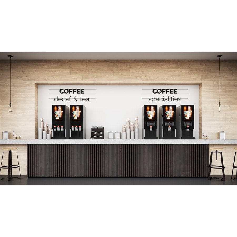 Rivero Turbo 121 Instant Coffee Machine | 1x3 liters / 2x1.3 liters | 230V | 315 x 535 x 810mm