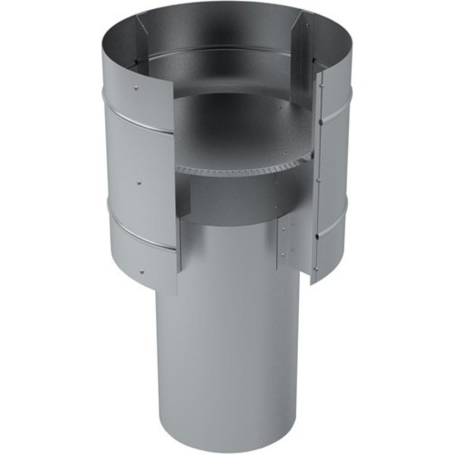 Stream-Vent plakplaat ventilatiekap | Aluminium | 11 Formaten