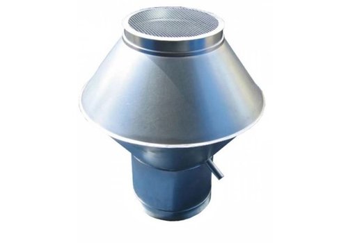  HorecaTraders Deflector hood | Round | Galvanized steel | 12 Sizes 
