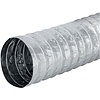 HorecaTraders Flexible ventilation hose | Uninsulated | 10 meters | Aluminum | Multiple dimensions