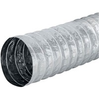 Flexible ventilation hose | Uninsulated | 10 meters | Aluminum | Multiple sizes