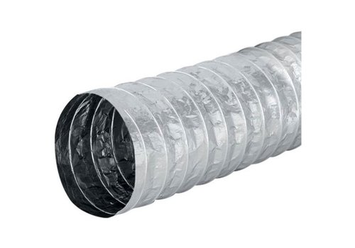  HorecaTraders Flexibele ventilatieslang | Ongeisoleerd | 10 meter | Aluminium | Meerdere afmetingen 