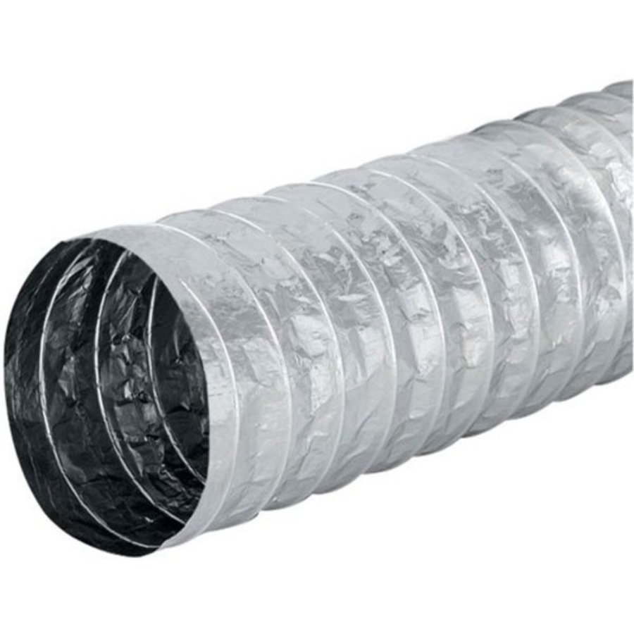 Tuyau de ventilation flexible | Non isolé | 10 mètres | Aluminium | Dimensions multiples