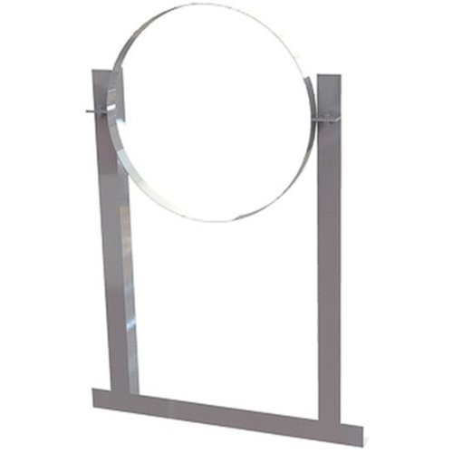  HorecaTraders Support de toit en aluminium pour tube spiro | acier inoxydable | 18 formats 