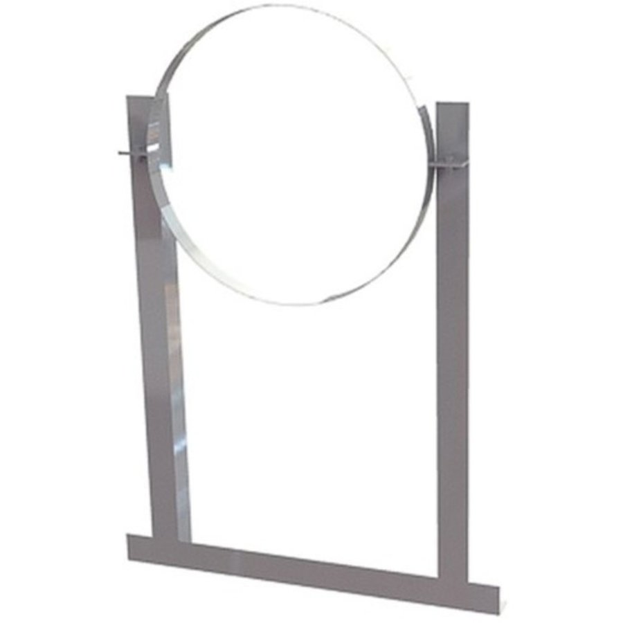 Aluminium-Dachhalterung für Spirorohr | Edelstahl | 18 Formate