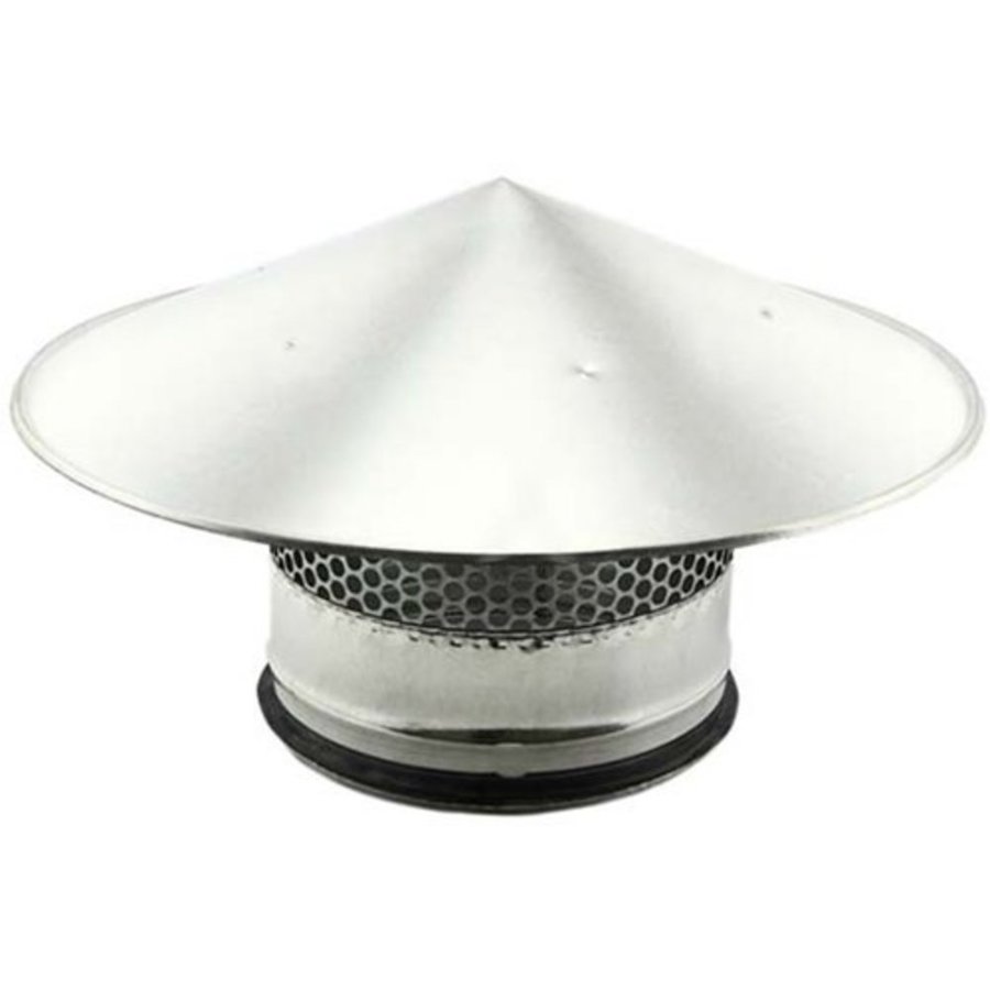 Spiro Safe rain hat with mesh | stainless steel | 9 formats