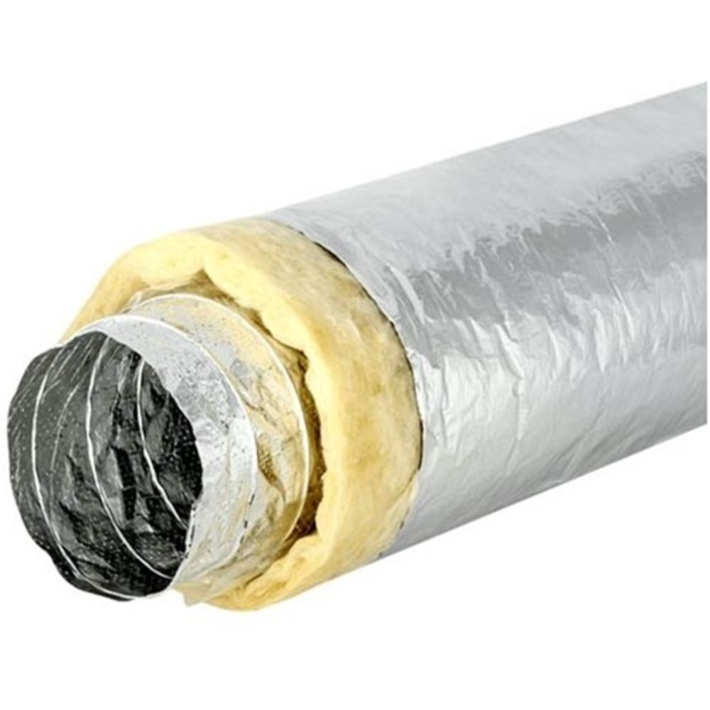 Tuyau Flexible Isolé Aluminium KAD3 - Longueur 5 M, Diamètre 160 Mm, Isolation Thermique Et Acoustique - 6