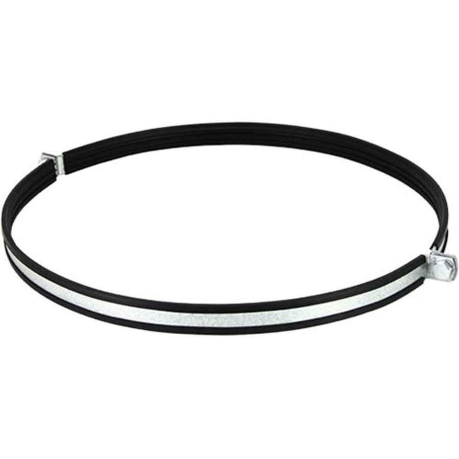 Support métallique pour tube spiro | Acier avec caoutchouc | 20 formats