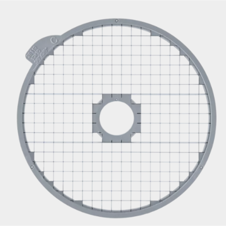 Rasps | Macedoine equipment | 10 x 10 x 10 mm