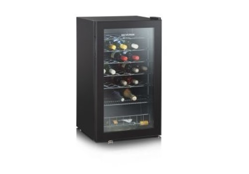  Severin Refroidisseur à vin | Acier | Noir | 95 litres | 47 × 48,2 × 84 cm 