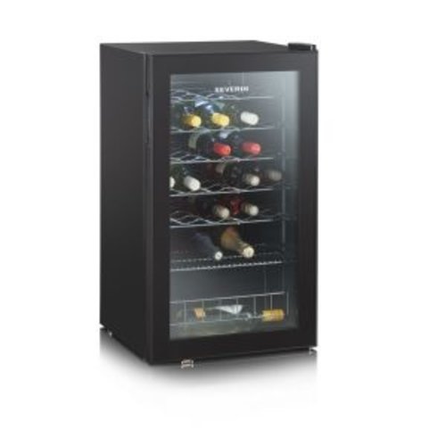  Severin Refroidisseur à vin | Acier | Noir | 95 litres | 47 × 48,2 × 84 cm 