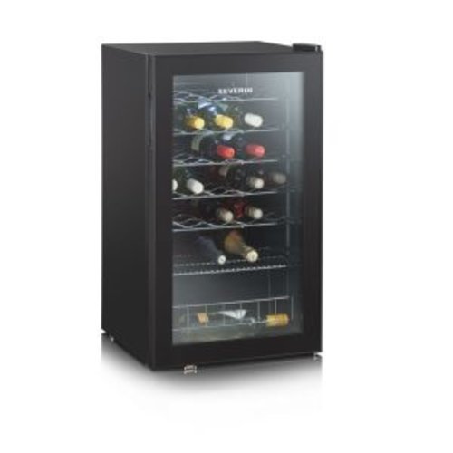  Severin Wine fridge | Steel | Black | 95 Liters | 47 × 48.2 × 84 cm 