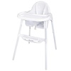 Bolero Highchair | Stainless steel & polypropylene | Adjustable 52-86 cm | White