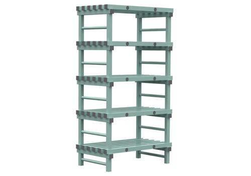  HorecaTraders REA Eurostelling | 5 niveaux | 6 tailles | 60 cm de profondeur 