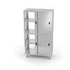 Hendi Walk-through wardrobe with intermediate shelf and sliding doors | 2 different sizes
