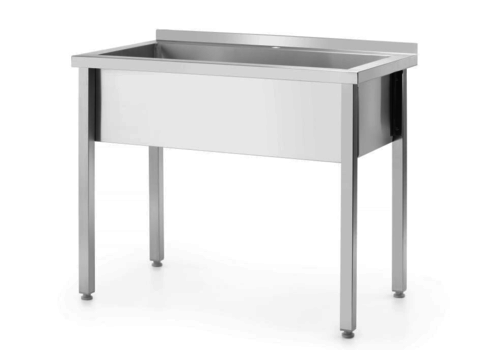  HorecaTraders Éviers simples | vissé | acier inoxydable | 2 formats 