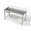 HorecaTraders Sink stainless steel| 1600x700x850mm | 2 Versions