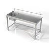 Sink stainless steel| 1600x700x850mm | 2 Versions