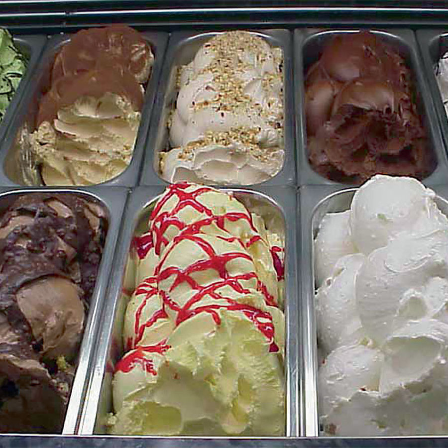 Vertical automatic ice cream turbine | table model | 9 L/h | air condenser
