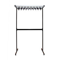 Pro-Line Garderobenständer | doppelseitig| 38 Haken | B 985 mm L 710 mm H 1675 mm