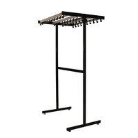 Pro-Line Garderobenständer | doppelseitig| 38 Haken | B 985 mm L 710 mm H 1675 mm