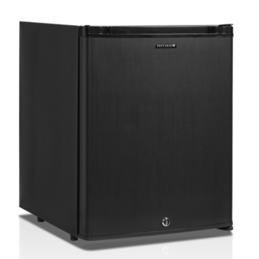 Minibar Noir avec porte fermée et serrure | 40x44x(h)50cm | 27 litres