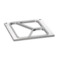 Seal frame for sealing machine | stainless steel | 233x 220x 15mm
