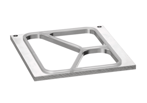  HorecaTraders Seal frame for sealing machine | stainless steel | 233x 220x 15mm 