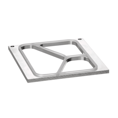  HorecaTraders Cadre de scellage pour machine à sceller | acier inoxydable | 233 x 220 x 15 mm 