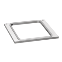 Cadre de scellage pour machine à sceller | acier inoxydable | 233 x 220 x 15 mm