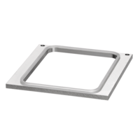 Cadre de scellage pour machine à sceller | acier inoxydable | 233 x 220 x 15 mm