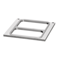 Cadre de scellage pour machine à sceller | acier inoxydable | 233 x 220 x 15 mm