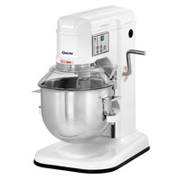 Batteur planétaire 1,2 kg | 7L | Acier inoxydable/Blanc