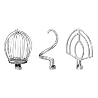 Batteur planétaire 1,2 kg | 7L | Acier inoxydable/Blanc